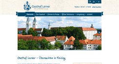 Desktop Screenshot of gasthof-lerner.de